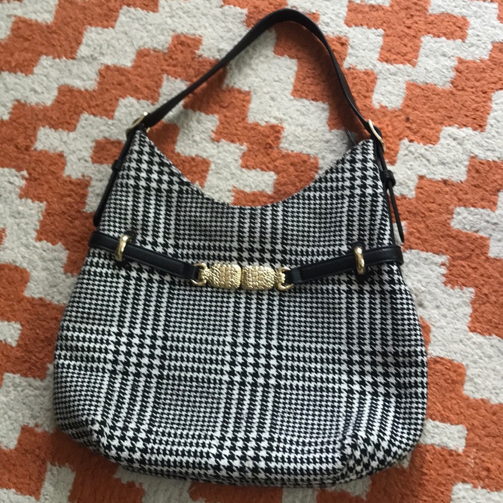 Talbots Houndstooth Purse